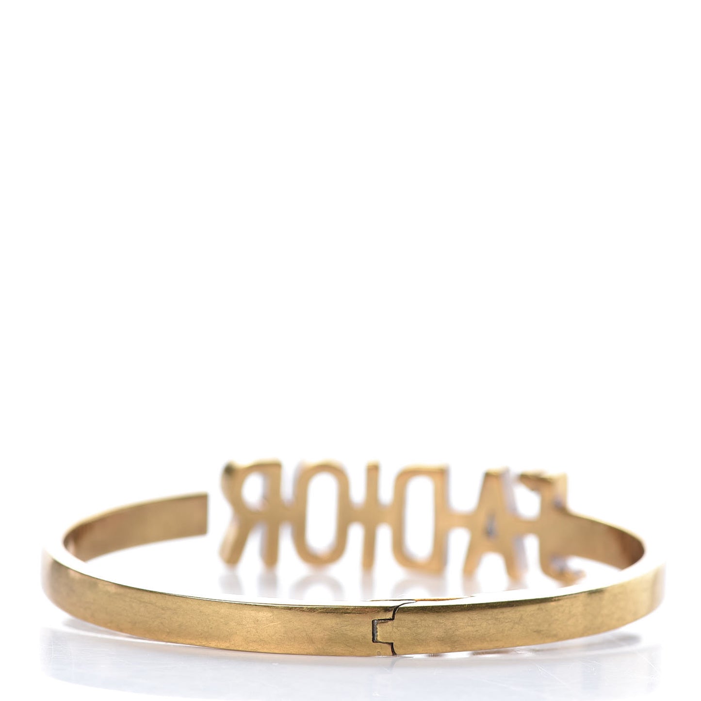 Metal J'Adior Bracelet Cuff Gold