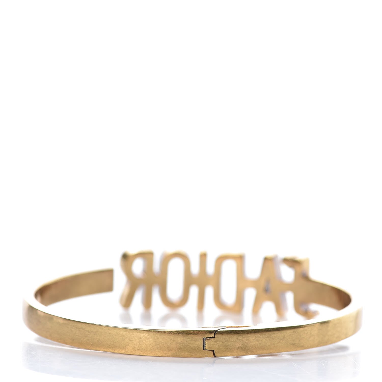 Christian Dior Metal J'Adior Bracelet Cuff Gold 4 of 6