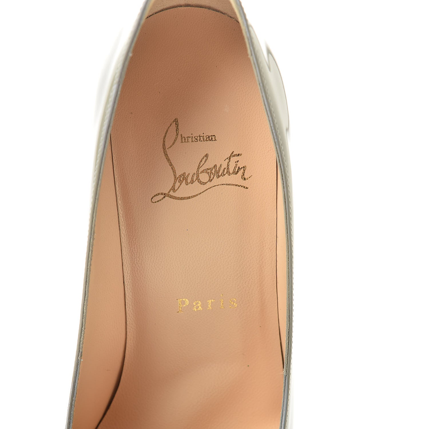 Christian Louboutin Patent Decollete 554 100 Pumps 36.5 Gris 6 of 14