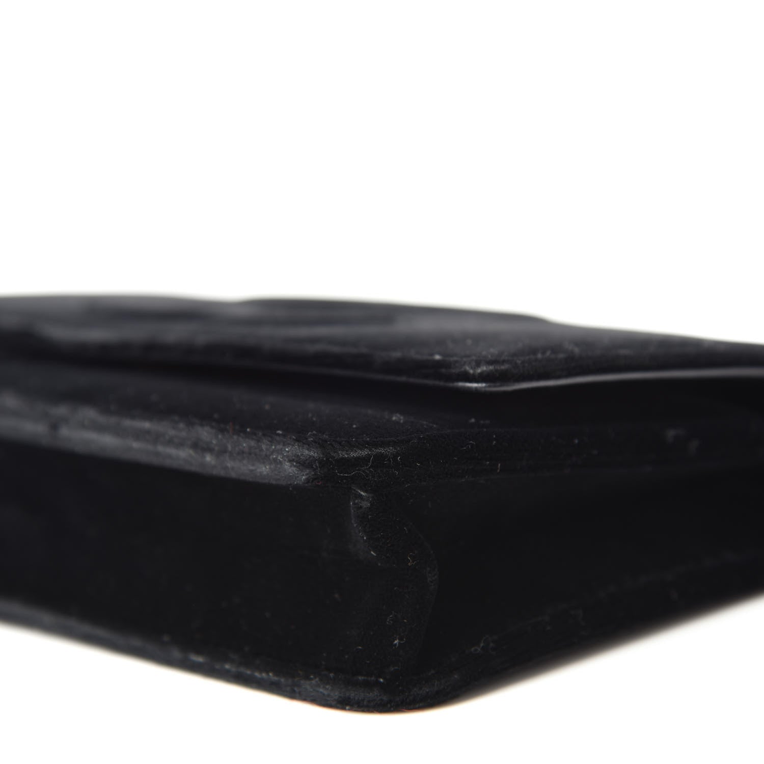 Chanel Velvet Timeless CC Wallet On Chain WOC Black 7 of 11