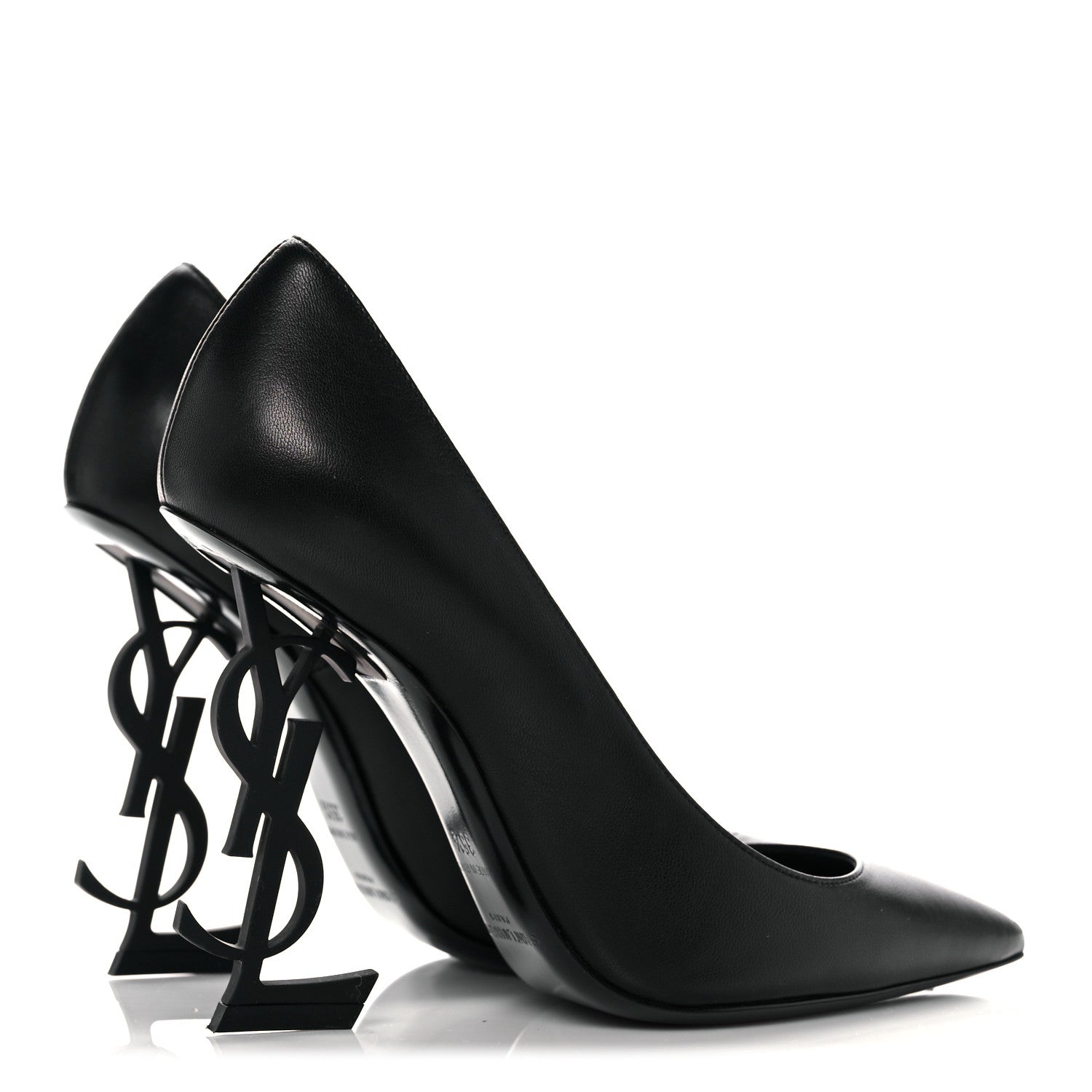 Saint Laurent Calfskin Opyum 110 Pumps 35.5 Black 4 of 11