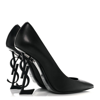 Saint Laurent Calfskin Opyum 110 Pumps 35.5 Black 4 of 11