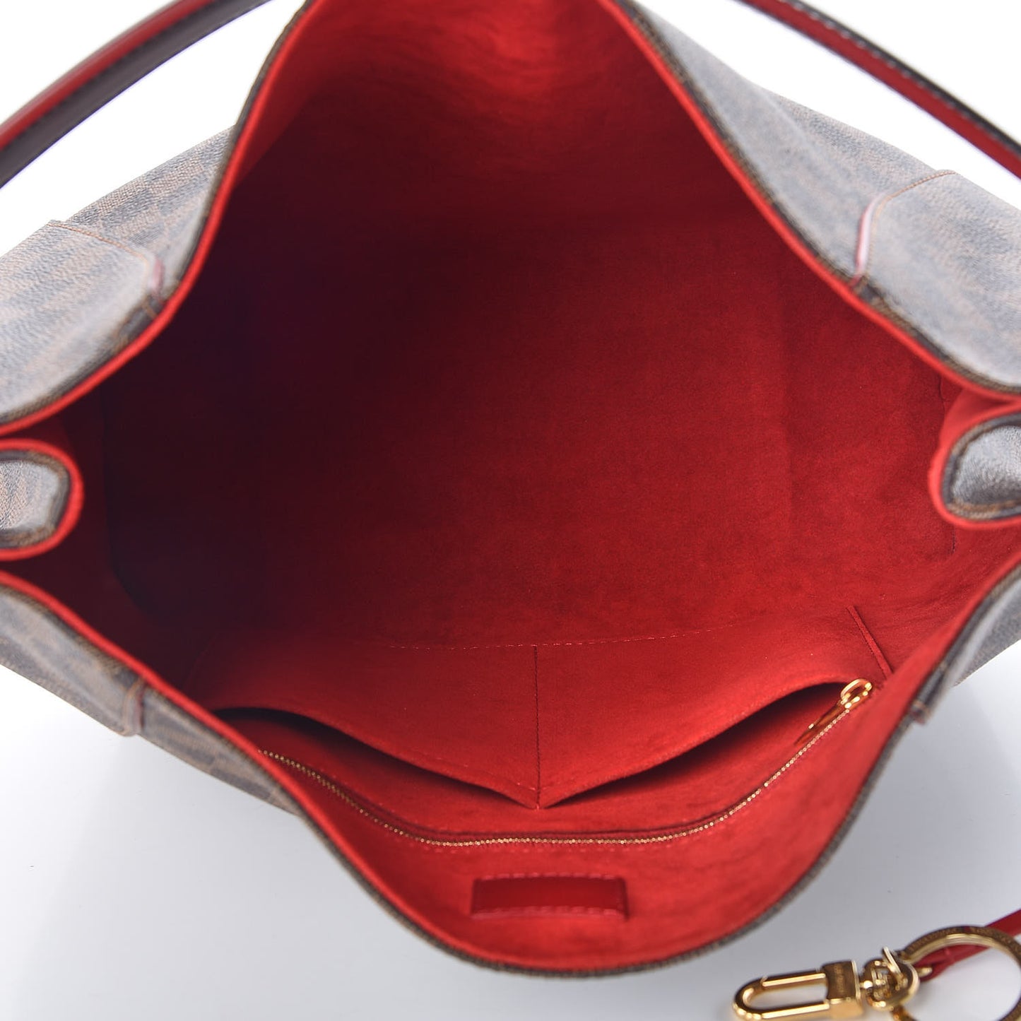 Damier Ebene Caissa Hobo Cherry