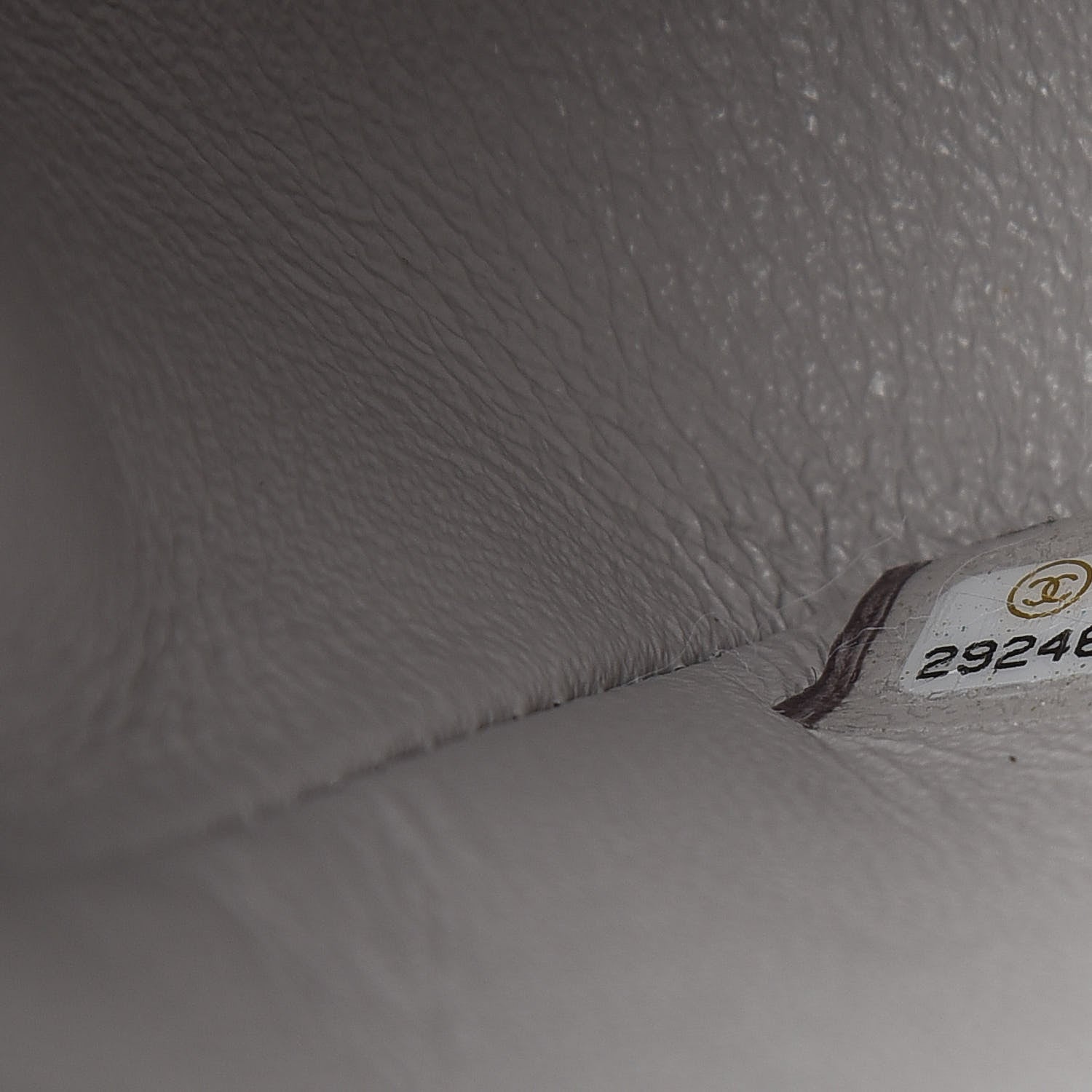 Chanel Lambskin Quilted Mini Rectangular Flap Grey 7 of 10