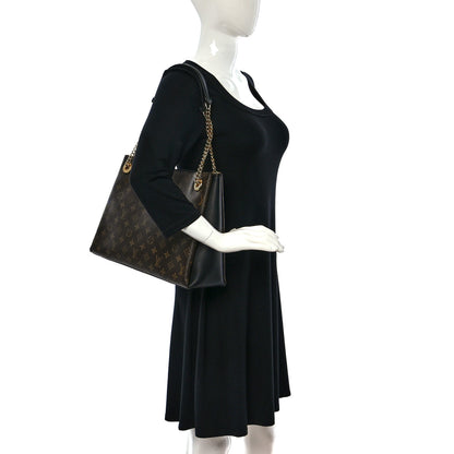 Louis Vuitton Monogram Surene MM Black 2 of 11