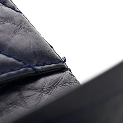 Chanel Aged Calfskin Quilted 2.55 Reissue 226 Flap Dark Blue 11 of 11