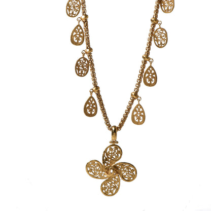 Chanel CC Medallions Necklace Gold 1 of 7