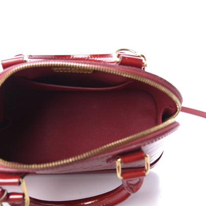 Louis Vuitton Vernis Alma BB Pomme D'Amour 4 of 8