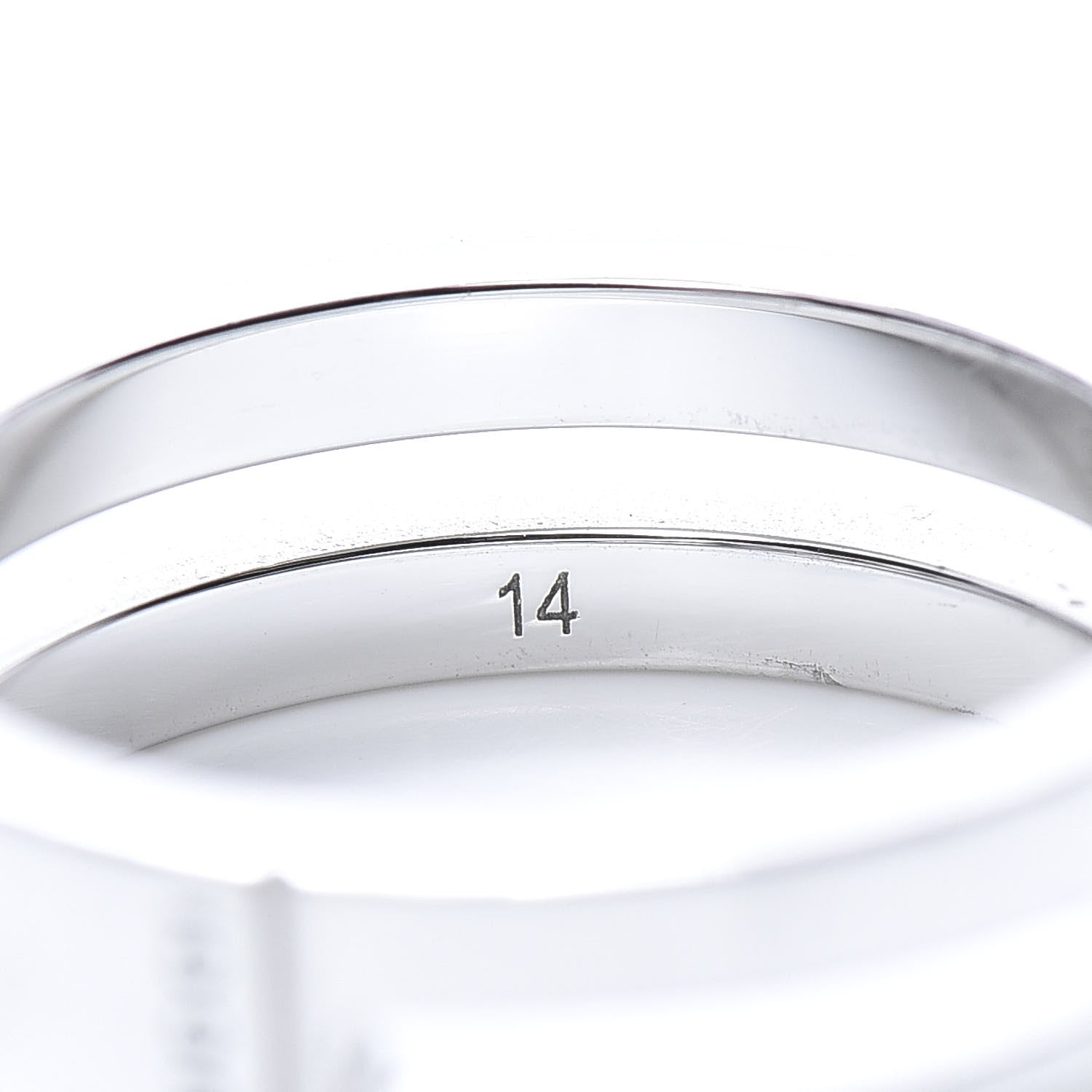 Gucci Sterling Silver Open Band Ring 54 7 5 of 6