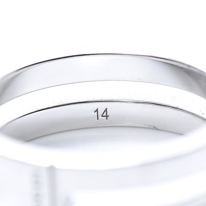 Gucci Sterling Silver Open Band Ring 54 7 5 of 6