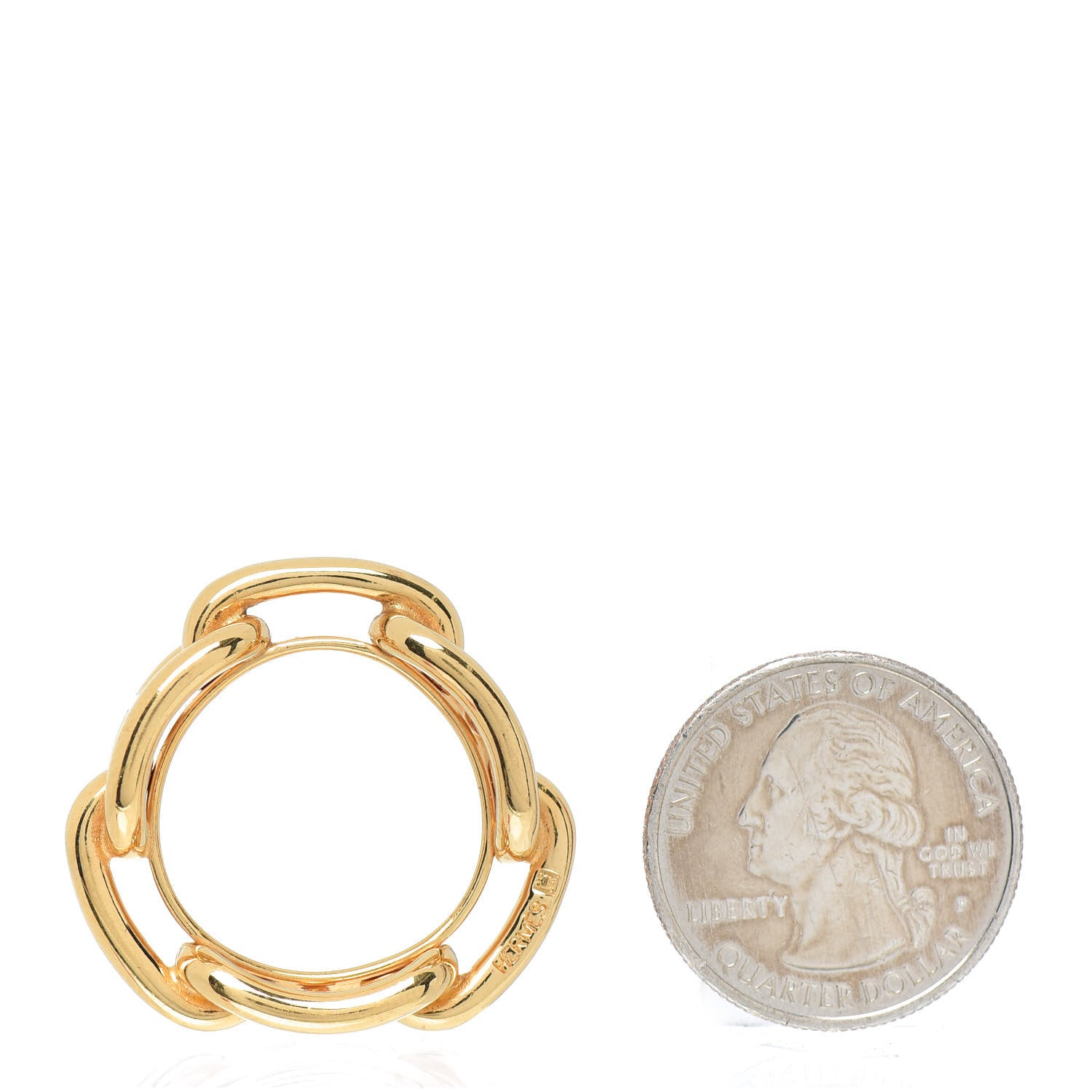 Hermes Permabrass Regate Scarf Ring 2 of 4