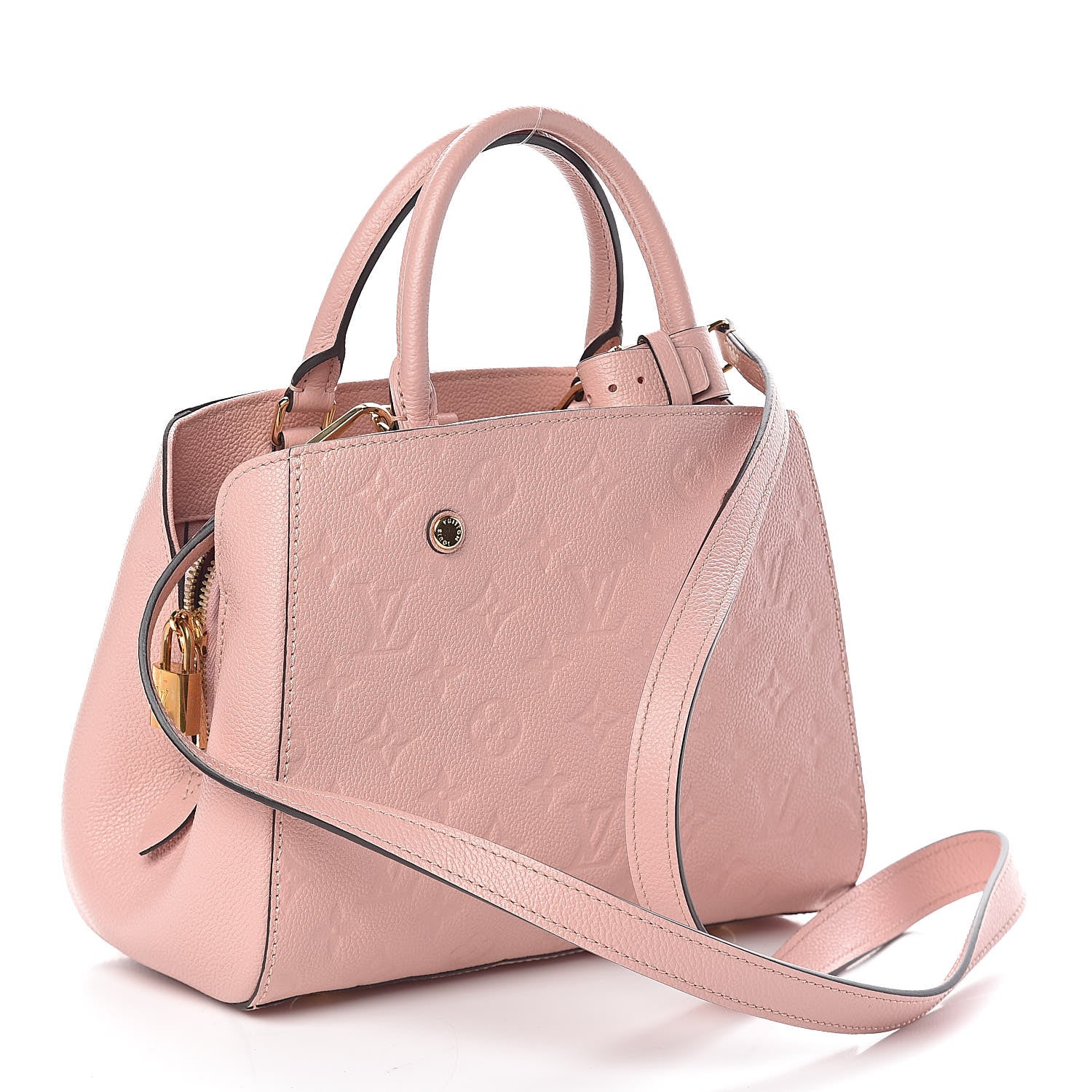 Louis Vuitton Empreinte Montaigne BB Rose Poudre 3 of 9
