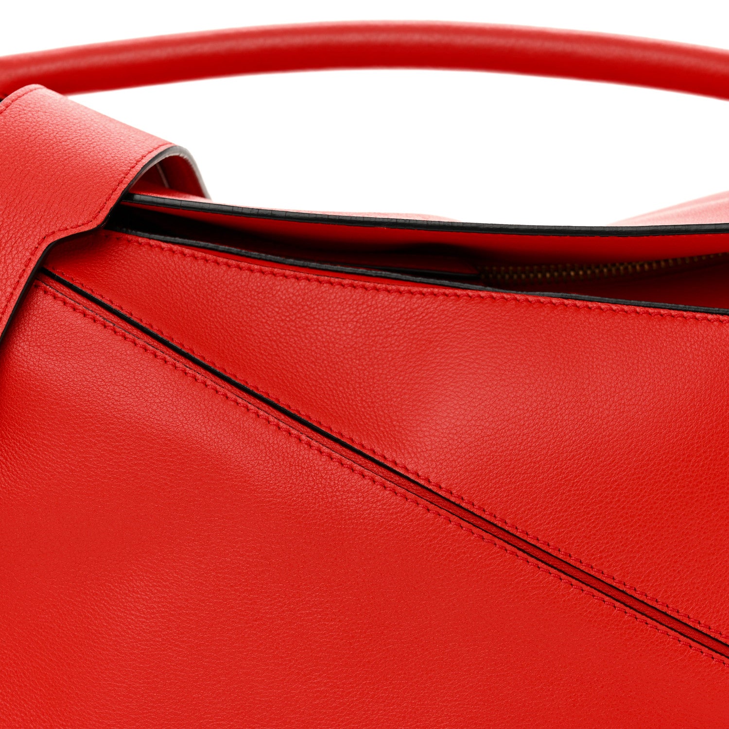 Loewe Calfskin Medium Puzzle Bag Primary Red 8 of 12