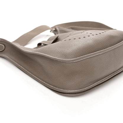 Hermes Taurillon Clemence Evelyne III GM Etoupe 8 of 10