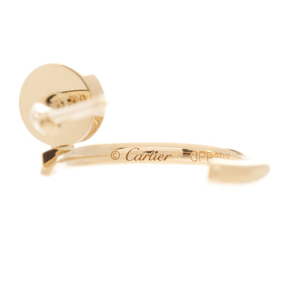 Cartier 18K Yellow Gold Juste Un Clou Hoop Earrings 5 of 6