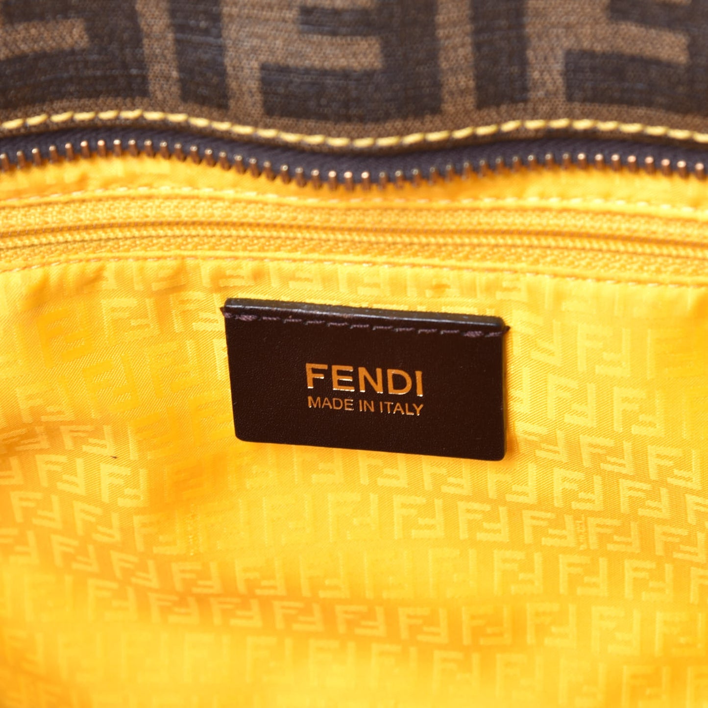 Zucca Spalmati Medium Roll Tote Tobacco Giallo