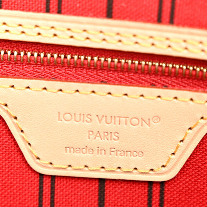 Louis Vuitton Monogram Inside Out Neverfull Bandouliere MM Rouge Sari 6 of 9