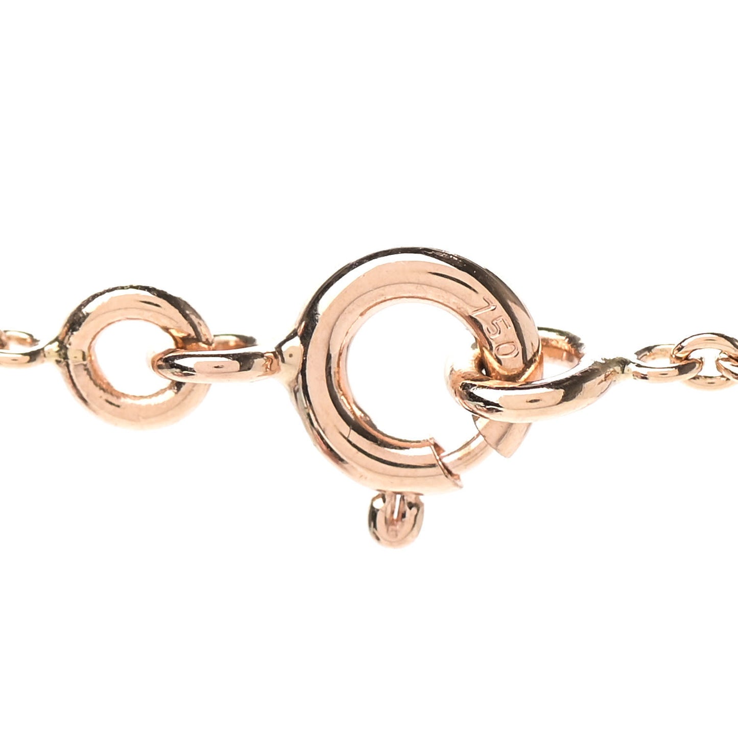 18K Rose Gold Diamond Constance Amulette Pendant Necklace