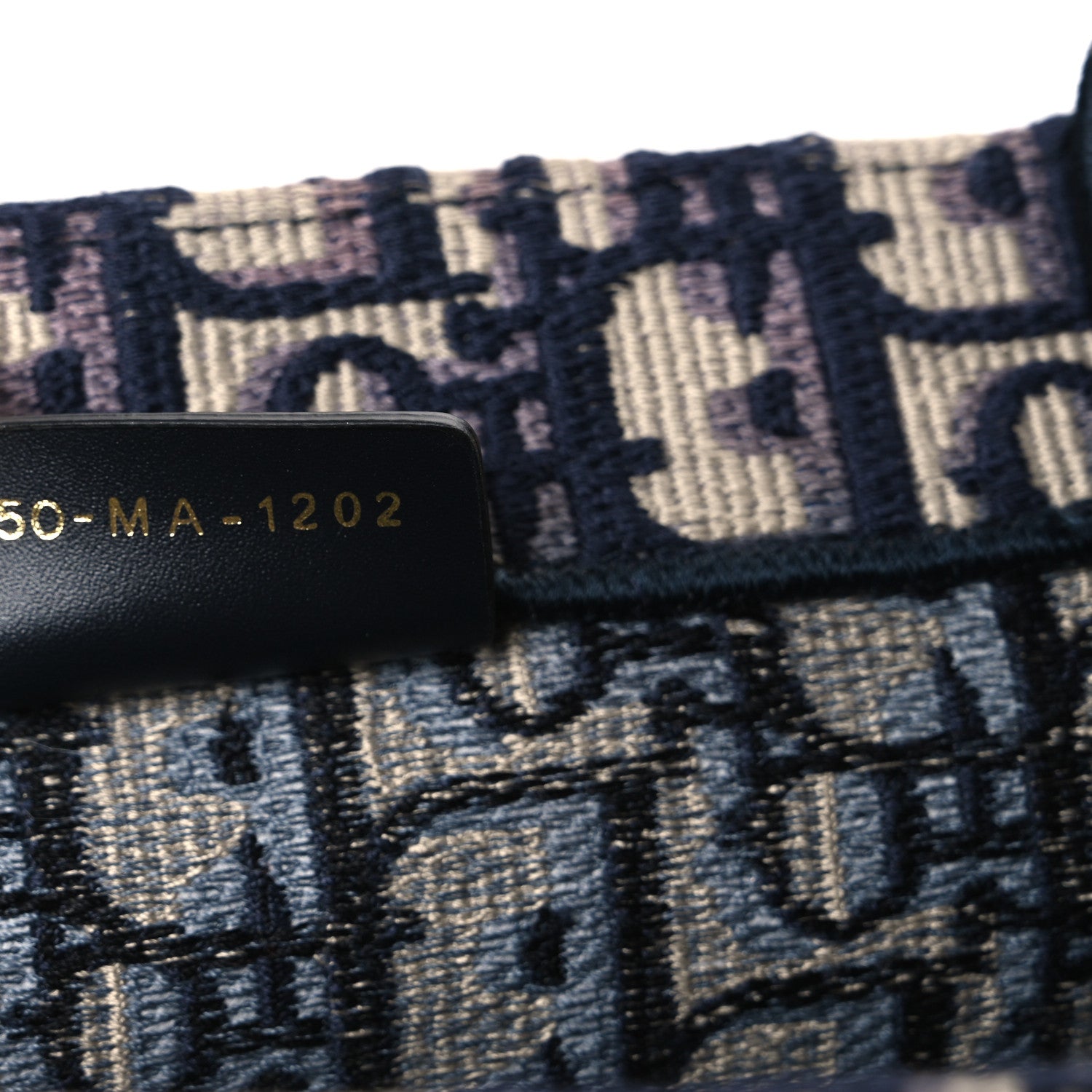 Christian Dior Oblique Medium Book Tote Blue Multicolor 7 of 10