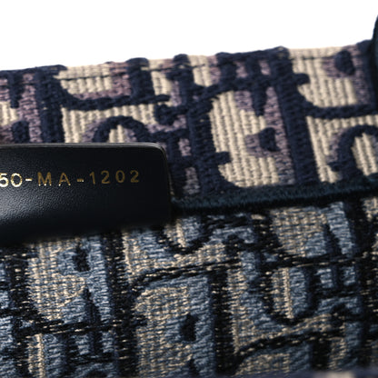 Christian Dior Oblique Medium Book Tote Blue Multicolor 7 of 10
