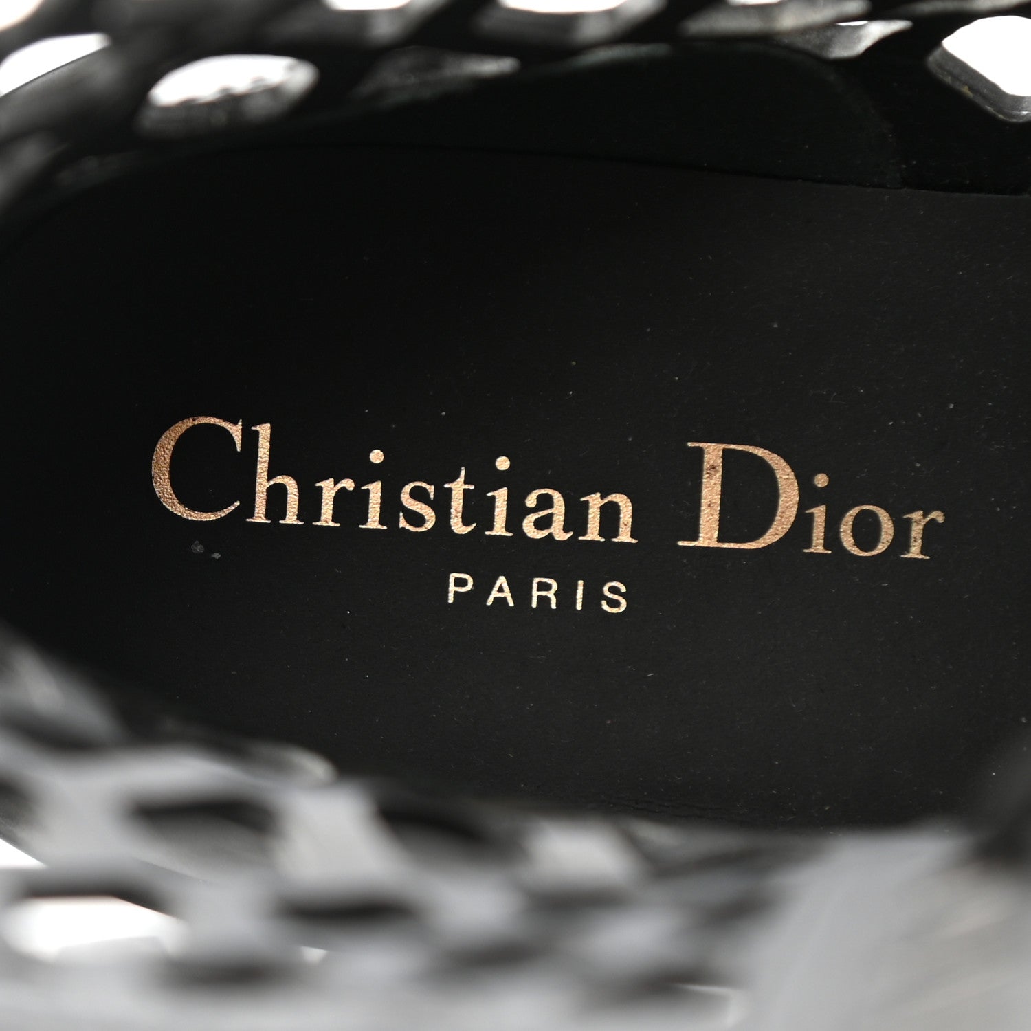 Christian Dior Matte Calfskin Womens D-Trap 30mm Tall Boots 39 Black 8 of 9