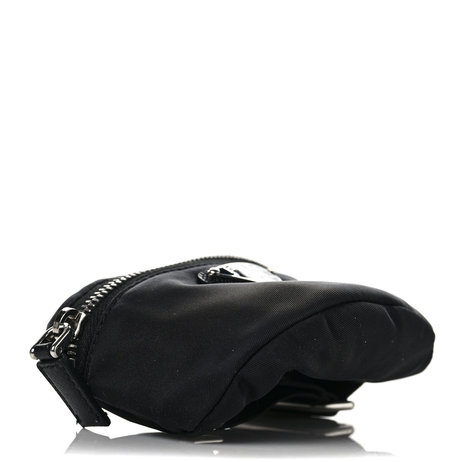 Prada Tessuto Nylon Wrist Pouch Black 4 of 9