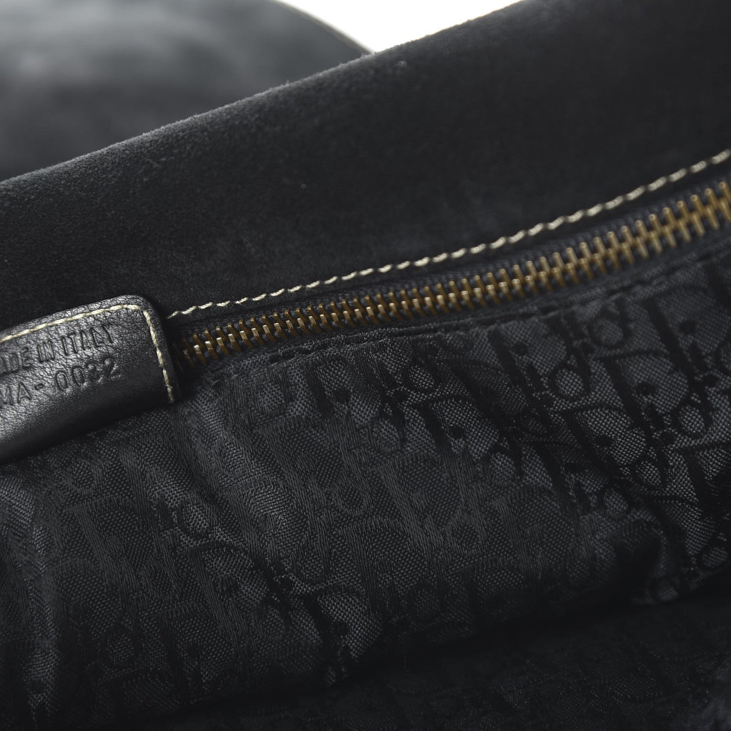 Calfskin Baudrier Saddle Bag Black