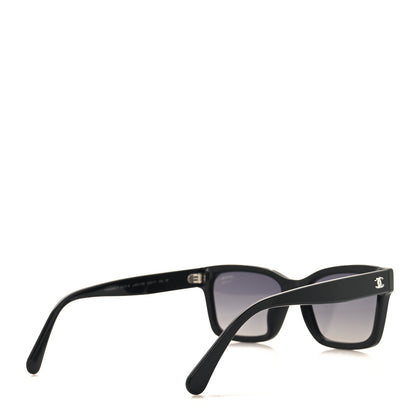 Chanel Acetate Polarized Square Sunglasses 5417-A Black 4 of 8