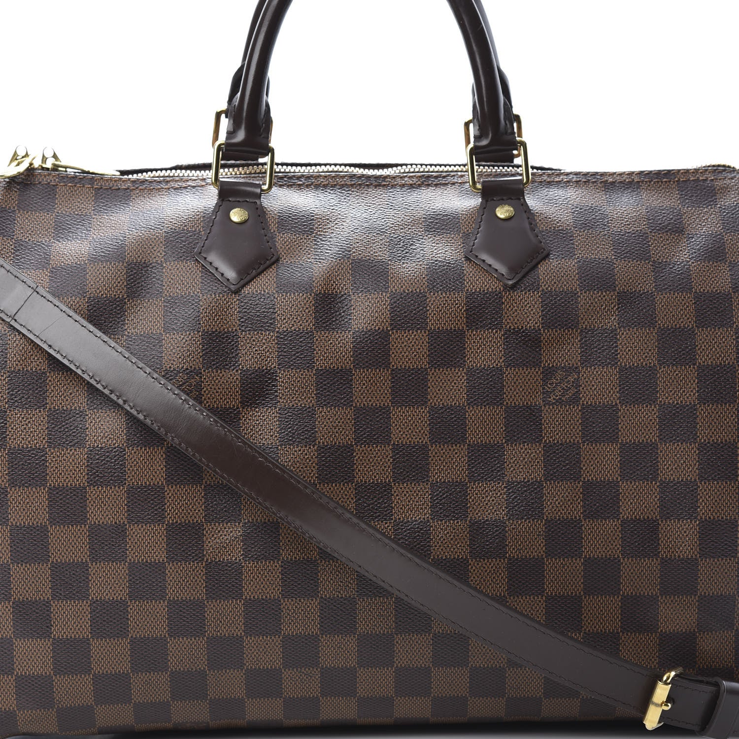 Louis Vuitton Damier Ebene Speedy Bandouliere 35 8 of 17