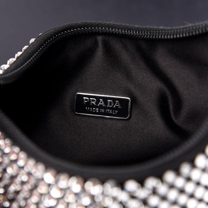 Prada Satin Crystal Mini Re-Edition 2000 Bag Cristal 6 of 12