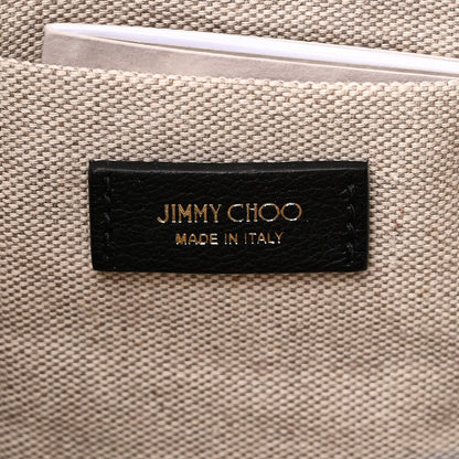 Jimmy Choo Grainy Calfskin Juno Bucket Bag Black 6 of 9