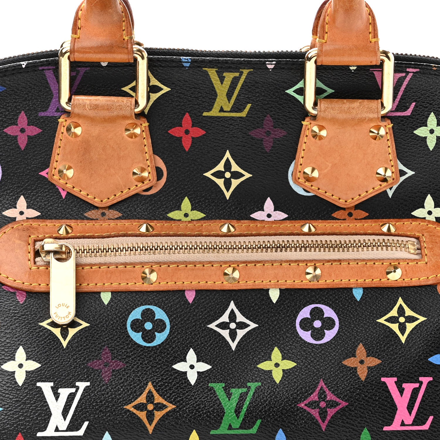 Louis Vuitton Monogram Multicolor Alma Black 8 of 11