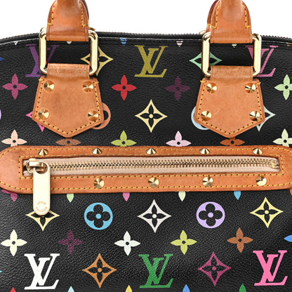 Louis Vuitton Monogram Multicolor Alma Black 8 of 11
