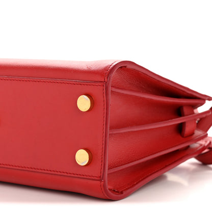 Saint Laurent Calfskin Nano Sac De Jour Lipstick Red 18 of 27
