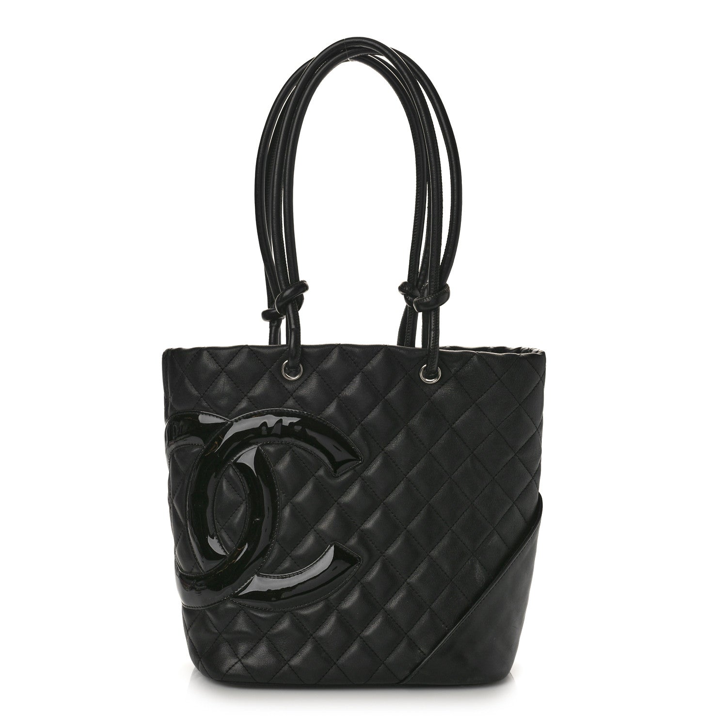 Chanel Calfskin Quilted Medium Cambon Tote Black 1 of 8