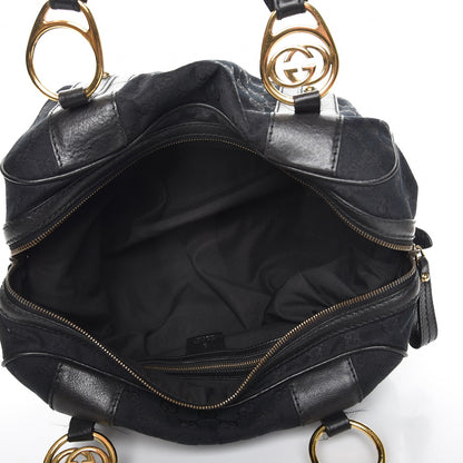 Gucci Monogram Medium Interlocking Boston Black 5 of 14