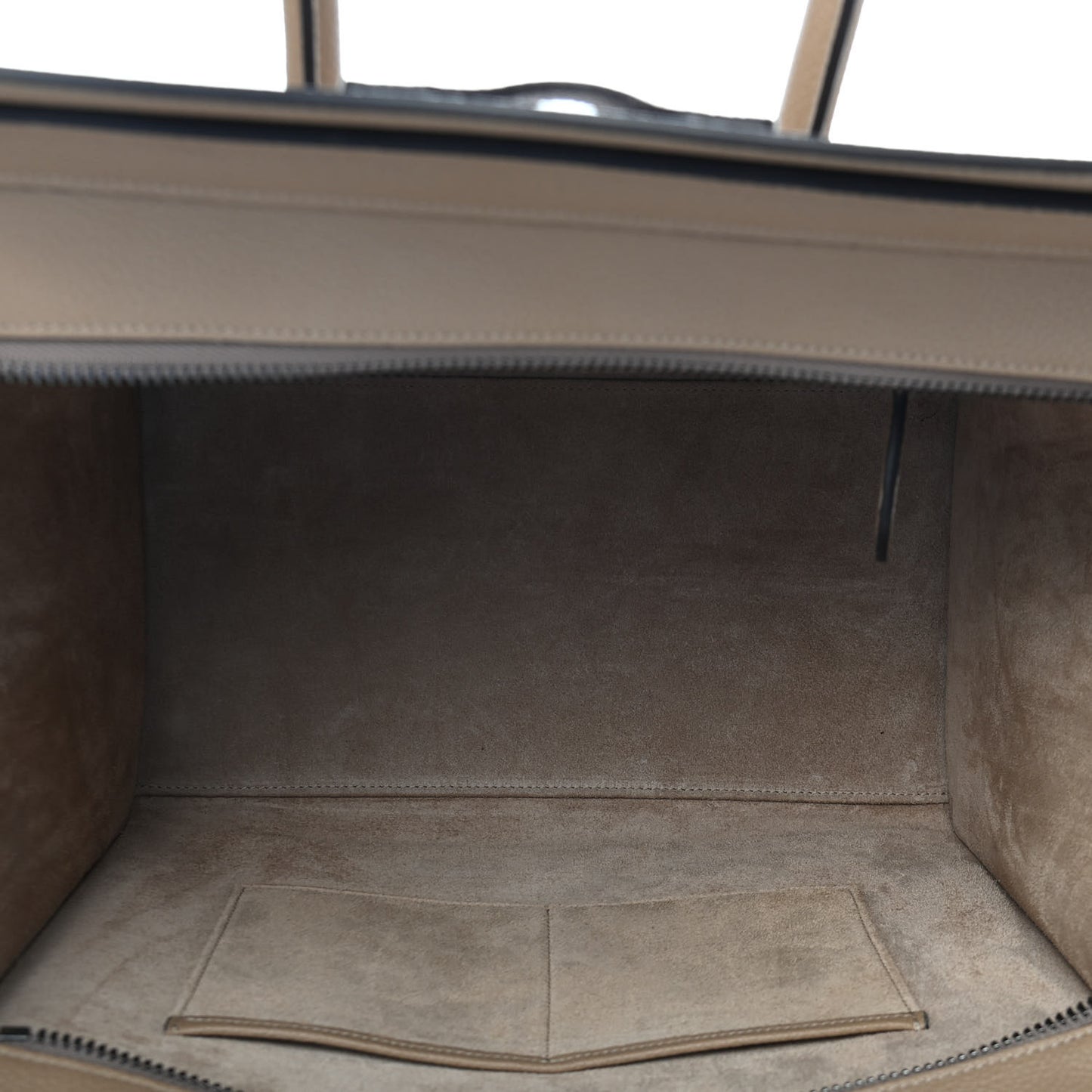 Drummed Calfskin Mini Luggage Dune
