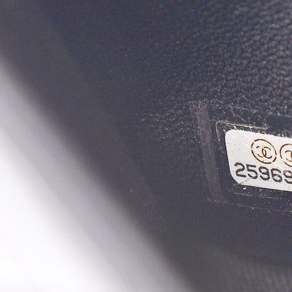 Chanel Lambskin Shearling CC Muff Flap Bag Black 7 of 9