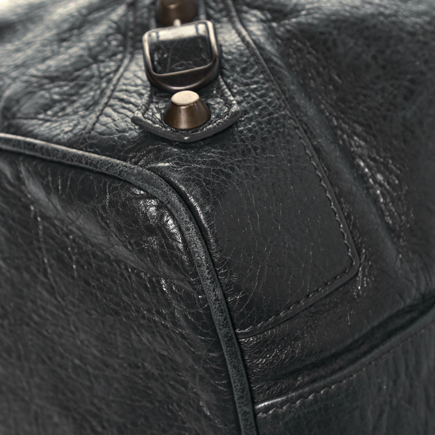Balenciaga Agneau Classic Hardware Boston Anthracite 10 of 16