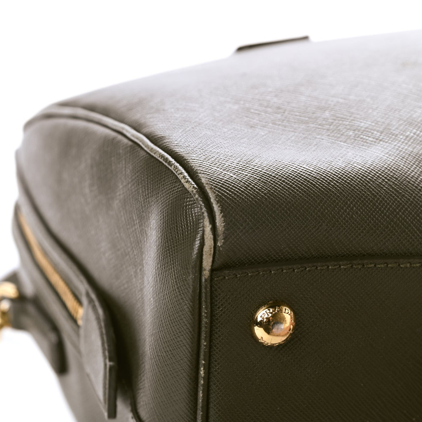 Saffiano Lux Bowler Militare