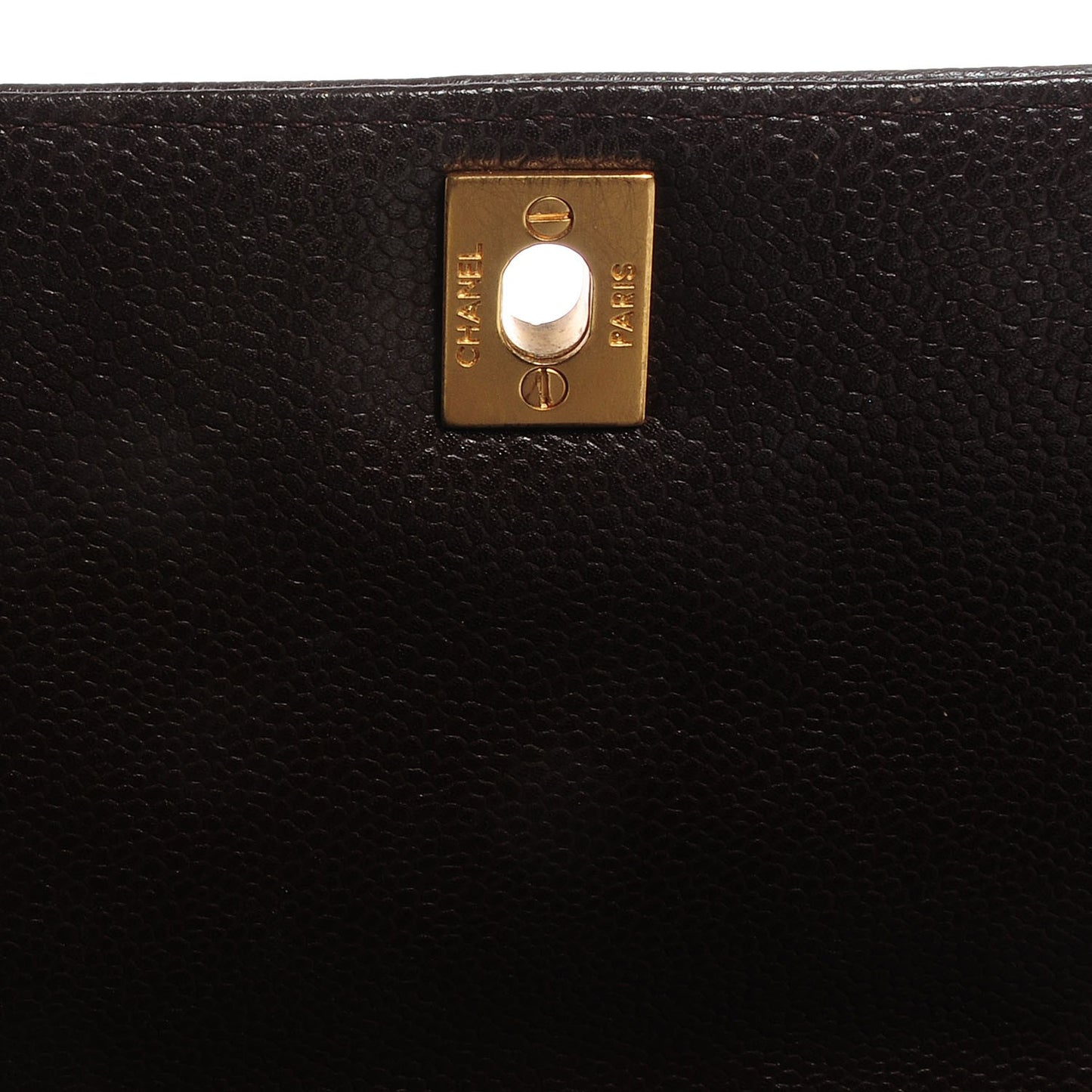 Caviar Quilted Jumbo Single Flap Bag Brown