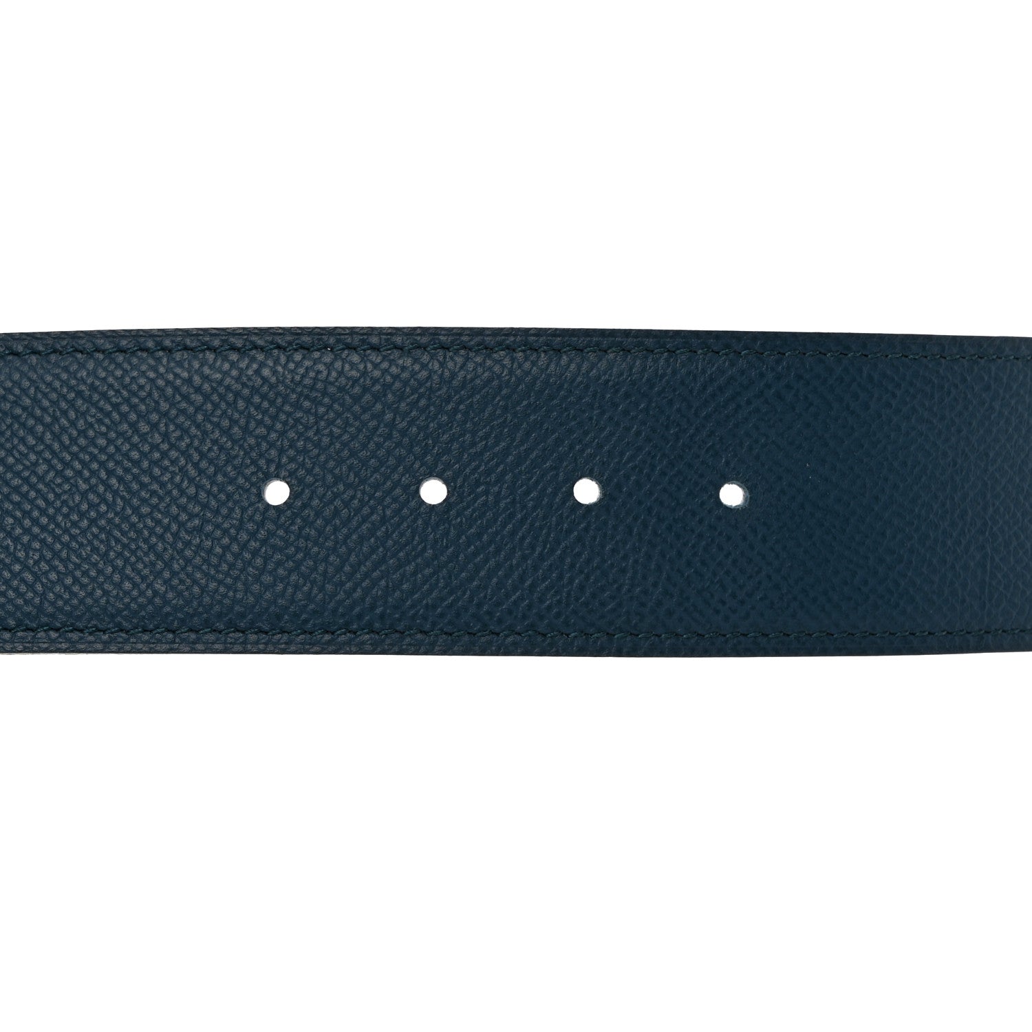 Hermes Epsom 42mm Belt Strap Colvert Blanc White 7 of 9