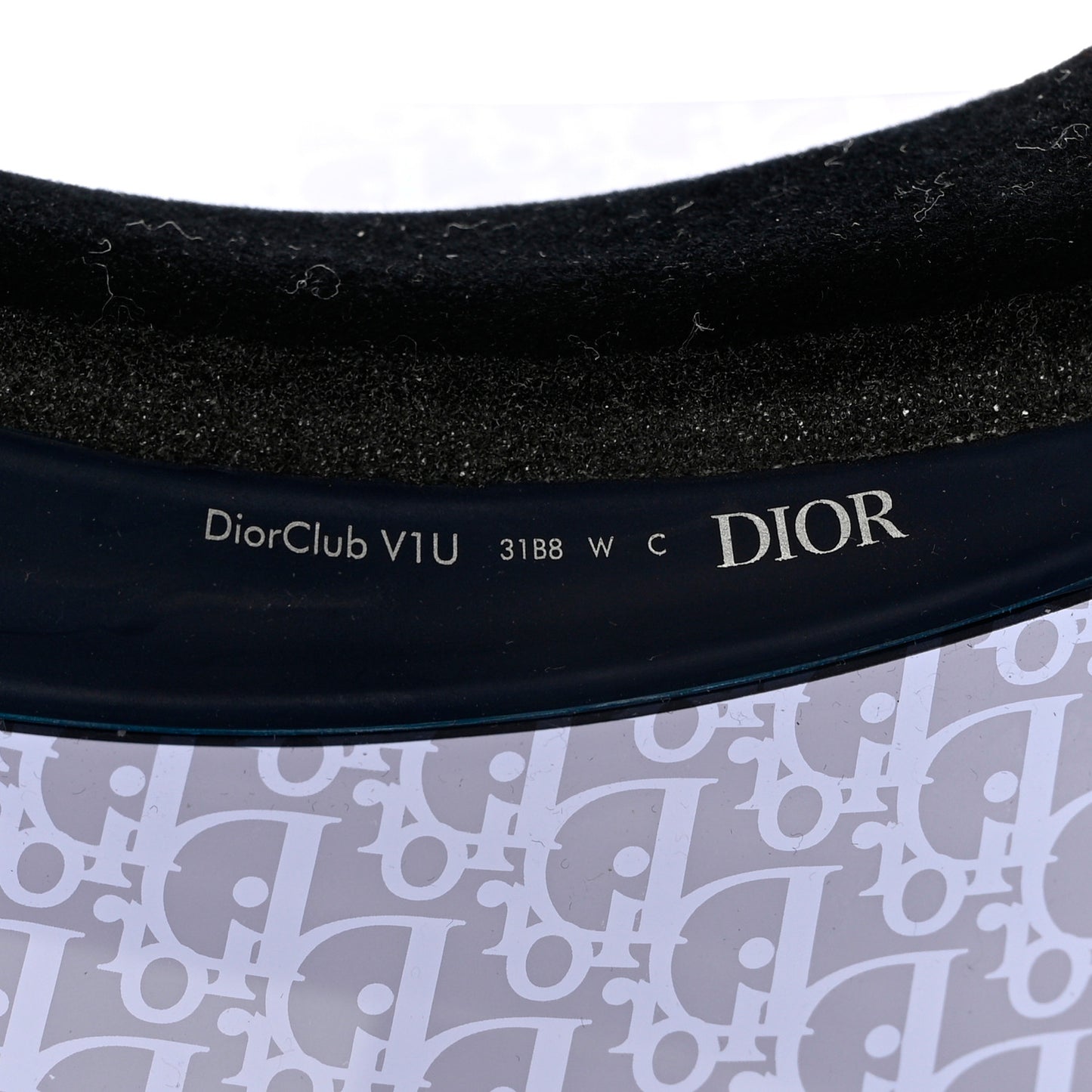 Oblique DiorClub V1U Sun Visor Blue