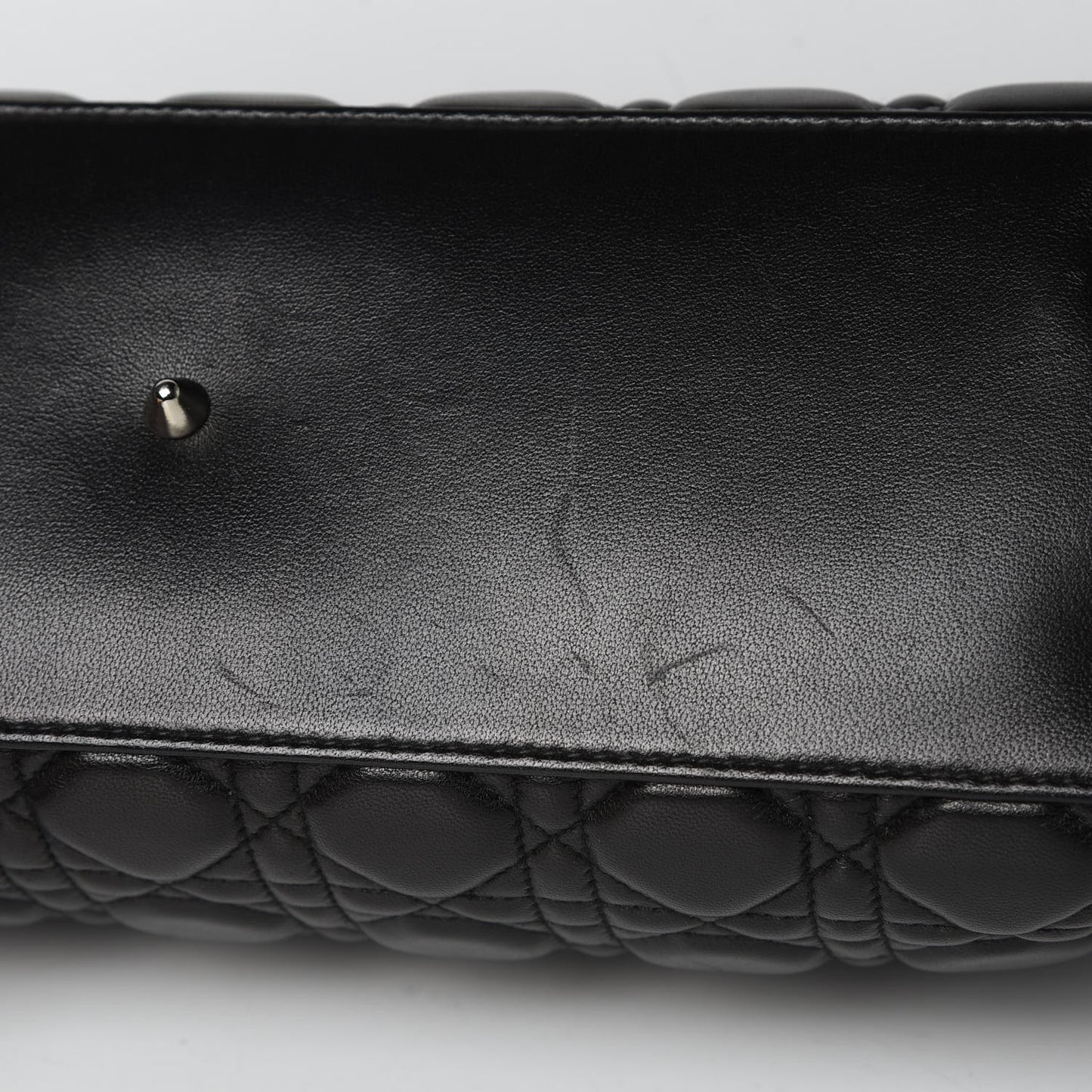 Lambskin Cannage Lady Dior Shoulder Bag Black