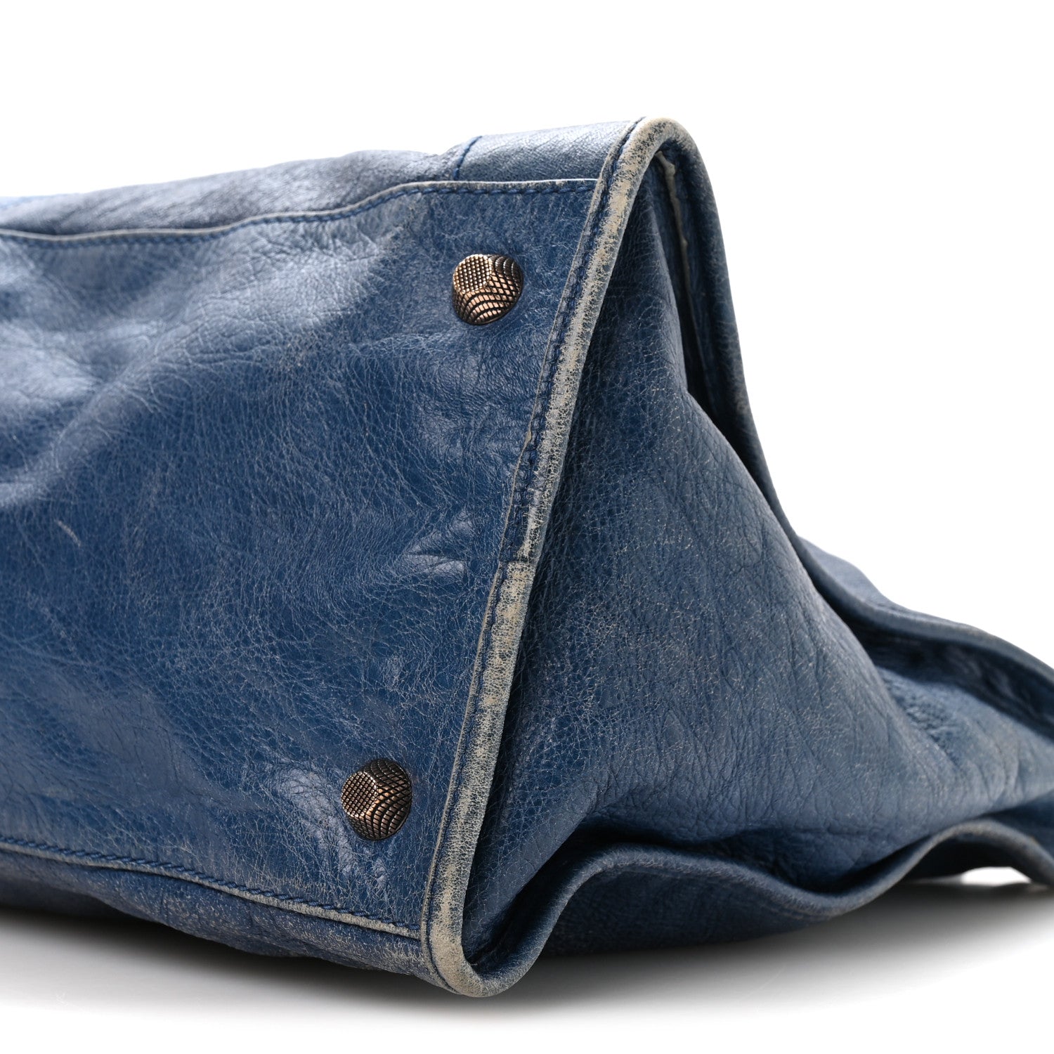Balenciaga Agneau Giant 12 Gold Hardware Work Bleu Glacier 1878521