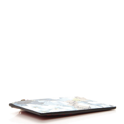 Gucci GG Supreme Monogram Blooms Coin Case Card Holder Beige Blue Navy Hibiscus Red 4 of 7