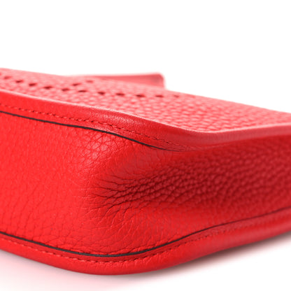 Hermes Taurillon Clemence Evelyne TPM Rouge De Coeur 10 of 10