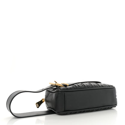 Miu Miu Nappa Matelasse Business Clutch Black 4 of 10