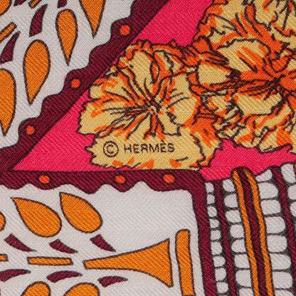 Hermes Cashmere Silk La Danse Du Cheval Marwari Shawl 140 5 of 7