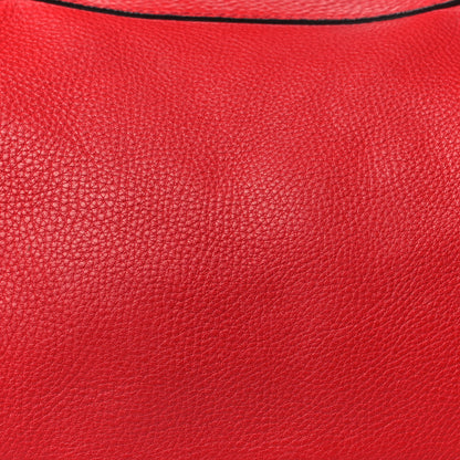 Gucci Pebbled Calfskin Medium Soho Boston Red 8 of 11